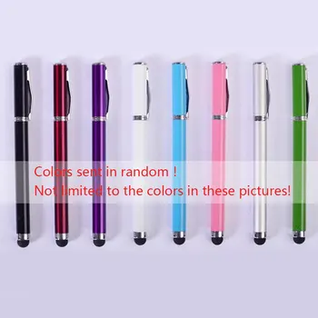 

For Mobile Phone Smooth Professional Capacitance Handheld Dual Use Touch Control Gifts Multipurpose Random Color Stylus Pen