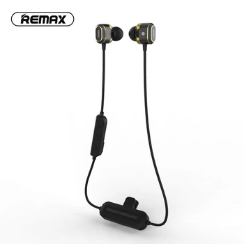 

remax dual moving coil Waterproof sport wireless earphone bluetooth 5.0 Magnetic hifi headset with Mic For iPhone XR Samsung