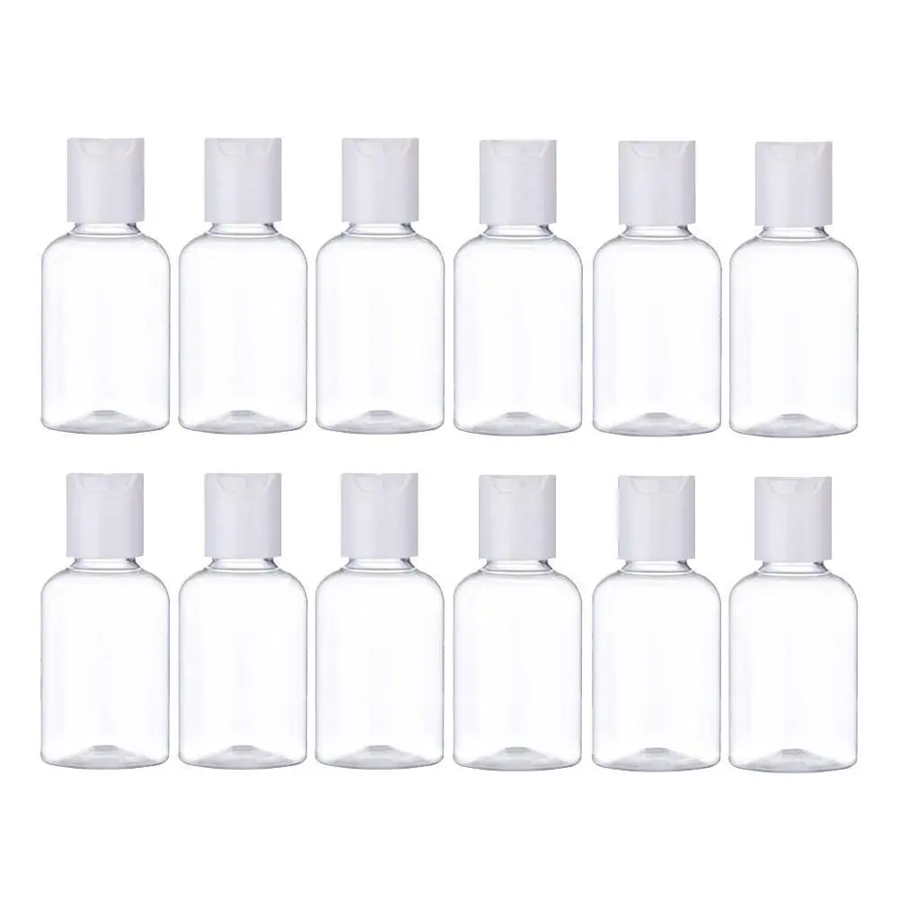 

50ml Transparent Empty Bottles Plastic Mini Refillable Container Travel Container Containers Cosmetic Empty Storage B5W6