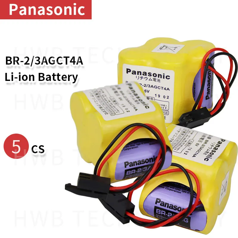 Горячая новинка 5 упаковок аккумулятор BR-2/3AGCT4A 6 v PLC литий-ионные батареи черная