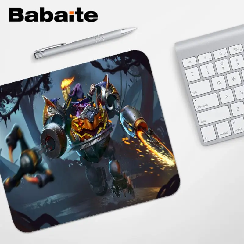 No Lock Edge25x29cm Babaite высокое качество Dota 2 Timbersaw DIY Дизайн Шаблон коврик для игровой мыши Гладкий коврик для письма настольные компьютеры мат игровой коврик для мыши - Цвет: No Lock Edge25x29cm