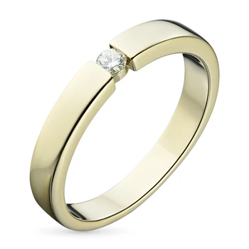

Yellow gold ring with a diamond e0301kts03150600