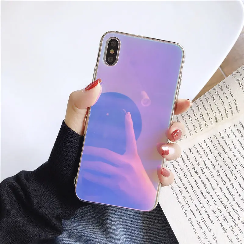 Чехол TIKITAKA с лазерным стеклом для iPhone 11 Pro Max XR X XS Max 6 6S Plus, жесткий ударопрочный чехол для iPhone 11 11Pro 7 8 Plus