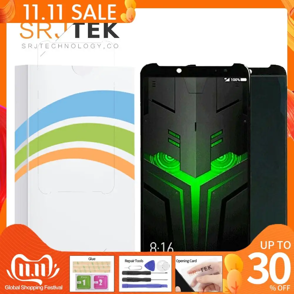 ЖК-экран для Xiaomi Black Shark Helo дисплей с сенсорным стеклом и дигитайзером в сборе