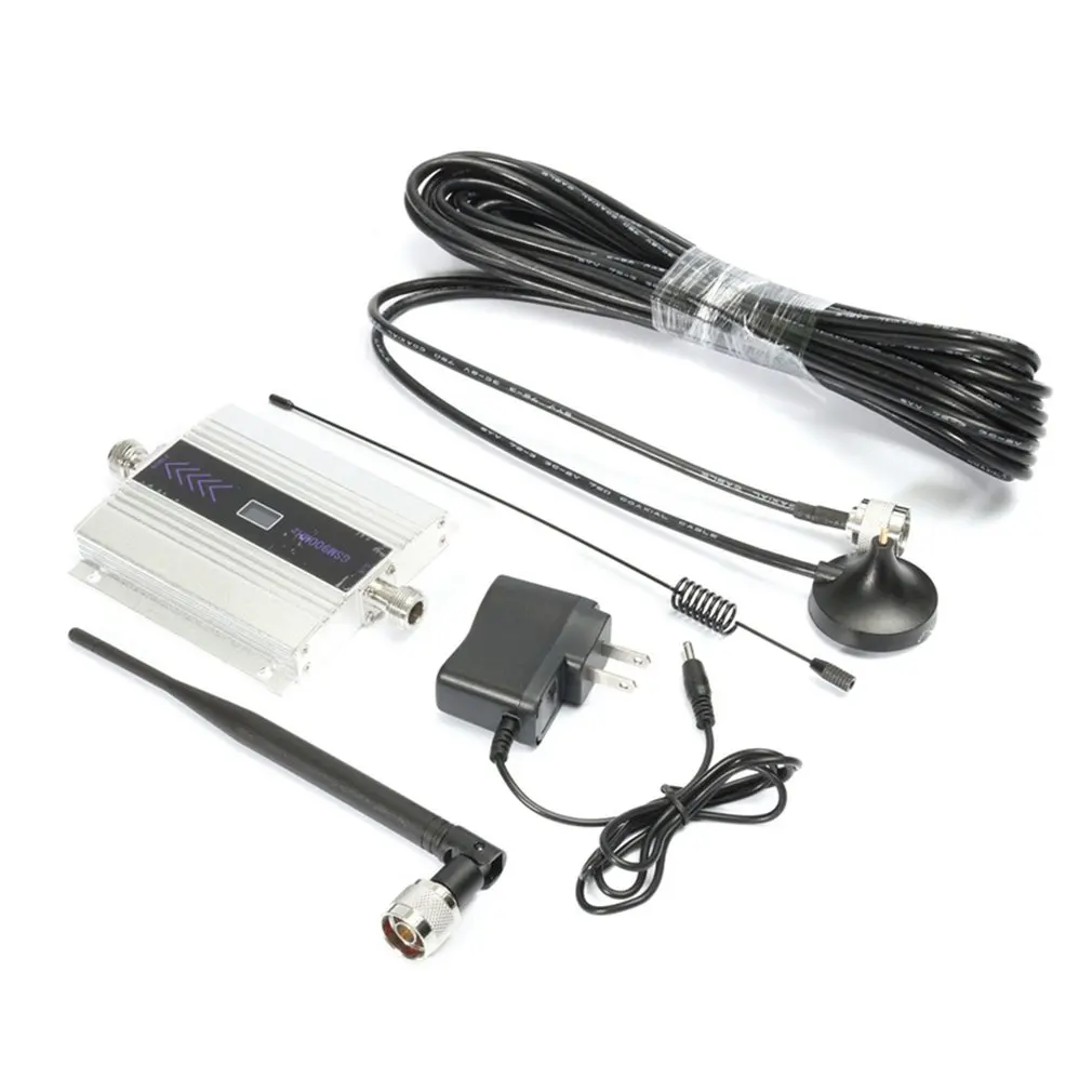 

Small Size Alloy LCD GSM 900MHz Mobile Cell Phone Signal Repeater Booster Amplifier Cellular Repeater Device EU/US Plug