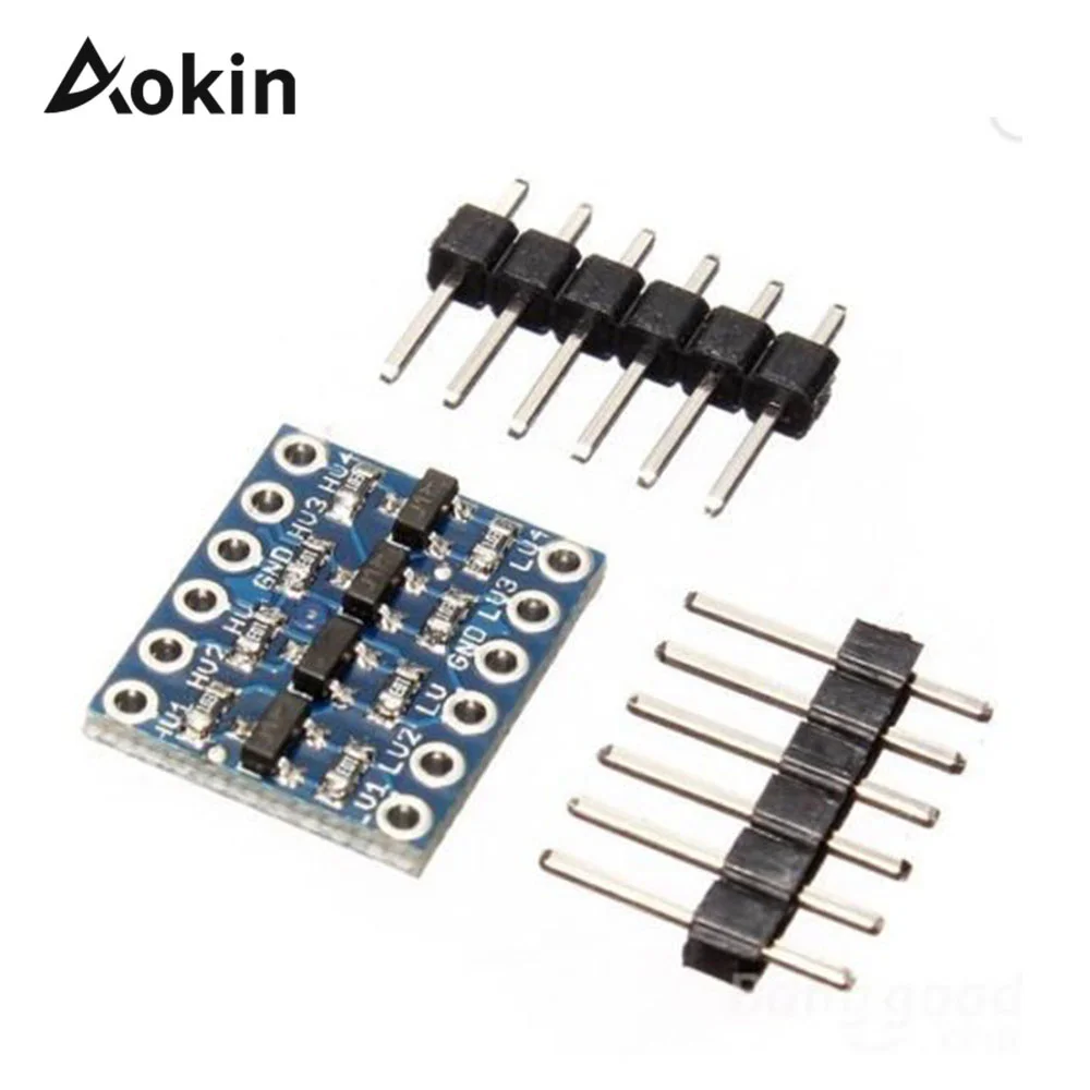 4 Channel 5V 3.3V IIC UART SPI TTL Logic Level Converter level conversion module for Raspberry Pi channel | Электронные
