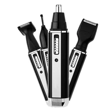 4 в 1 триммер для волос в носу, электрический триммер для удаления волос в носу, триммер для волос в носу, бритва для мужчин, эпилятор для бороды