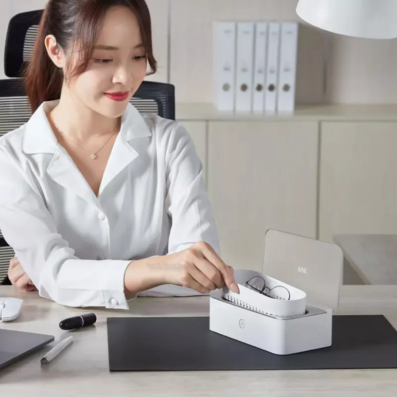 Xiaomi Mijia Youpin Eue ультразвуковая машина для чистки 20 Вт Высокая частота вибрации мыть очки кольцо часы ожерелье