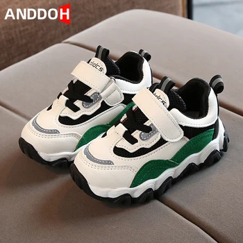 

Size 22-31 Children Soft Bottom Sneakers Girls Running Sports Shoes Boys Sneakers with Breathable Baby Toddler Casual Shoes