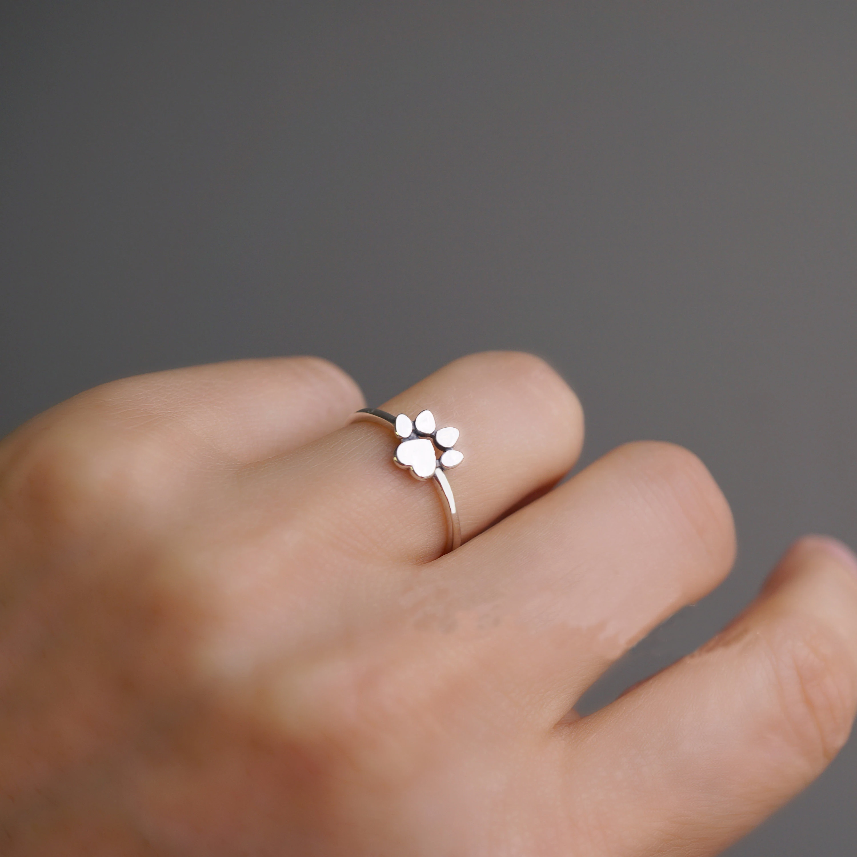 paw print rings