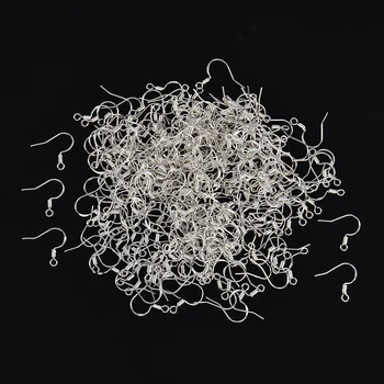 

2020 NEW 50Pcs/Package Plated DIY Earring Hooks Ball Jewelry Accessory Ear Wire Jewelry Making Needlework Wholesale