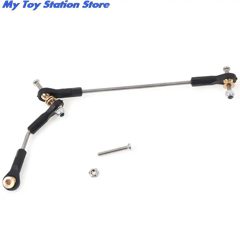 1set Metal Steering Pull Rod Linkage Replacement accessory for WPL B-1 B-14 B-24 B24 C14 C-14 1/16 RC car upgrade parts | Игрушки и