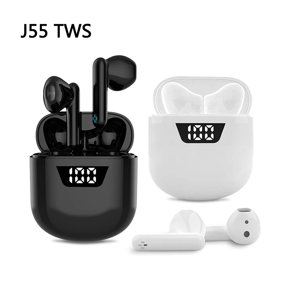 TWS наушники K50/j55 с поддержкой Bluetooth и зарядным футляром|Наушники гарнитуры| |