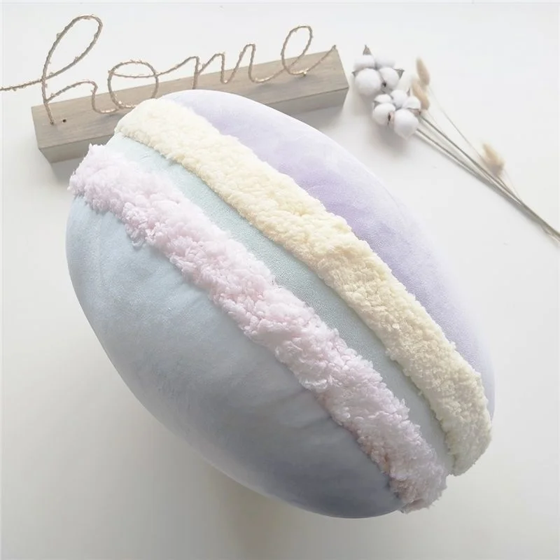 32-40cm Macarone Dessert Cushion Plush Pillow Bedside Sofa Chair Pillow Cushion Car Seat Cushion Christmas Floor Cushion