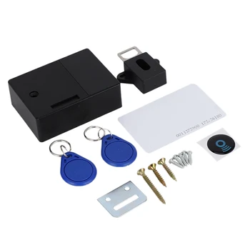 

New RFID Electronic Cabinet Lock DIY For Wooden Drawer Cabinet, Ready For Use & Programmable