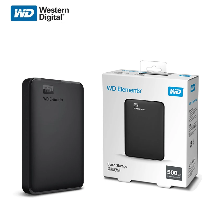 WD элементы 500 Гб Портативный внешний жесткий диск USB3.0 HD 1 ТБ 2 ТБ 4 ТБ Ёмкость жёсткого диска SATA запоминающее устройство для компьютера ПК PS4 WD элементы 500 Гб Портативный внешний жесткий диск USB3.0 HD 1 ТБ 2 ТБ 4 ТБ Ёмкость жёсткого диска SATA запоминающее устройство для компьютера ПК PS4