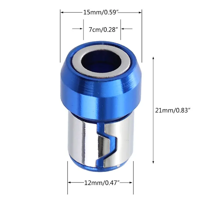 Отвертка магнитное кольцо 7 мм металлическая карта шарик сильный намагничиватель винт для Электрическая отвертка Philips Bits