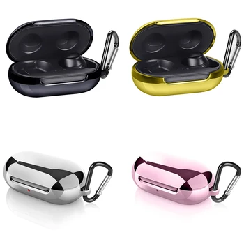 

TPU Protective Case Full Cover For Samsung Galaxy Buds Case Anti-Drop Silicone Wireless Earphone charging box Hanging Neck Rope