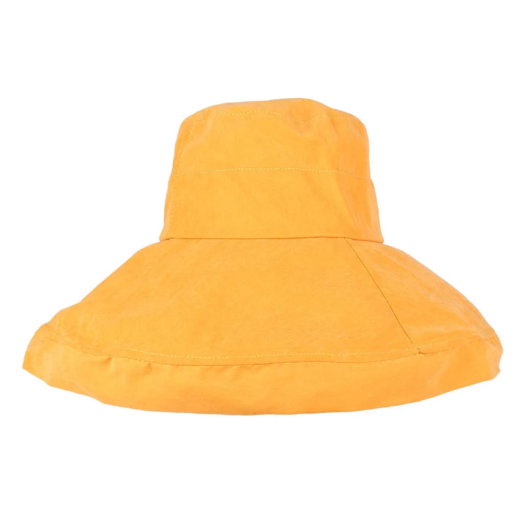 Женская Весенняя и летняя шляпа складные широкие свисающие поля кепки Солнцезащитная Рыбацкая шляпа Рыбацкая Женская пляжная шапка женские шапки и кепки