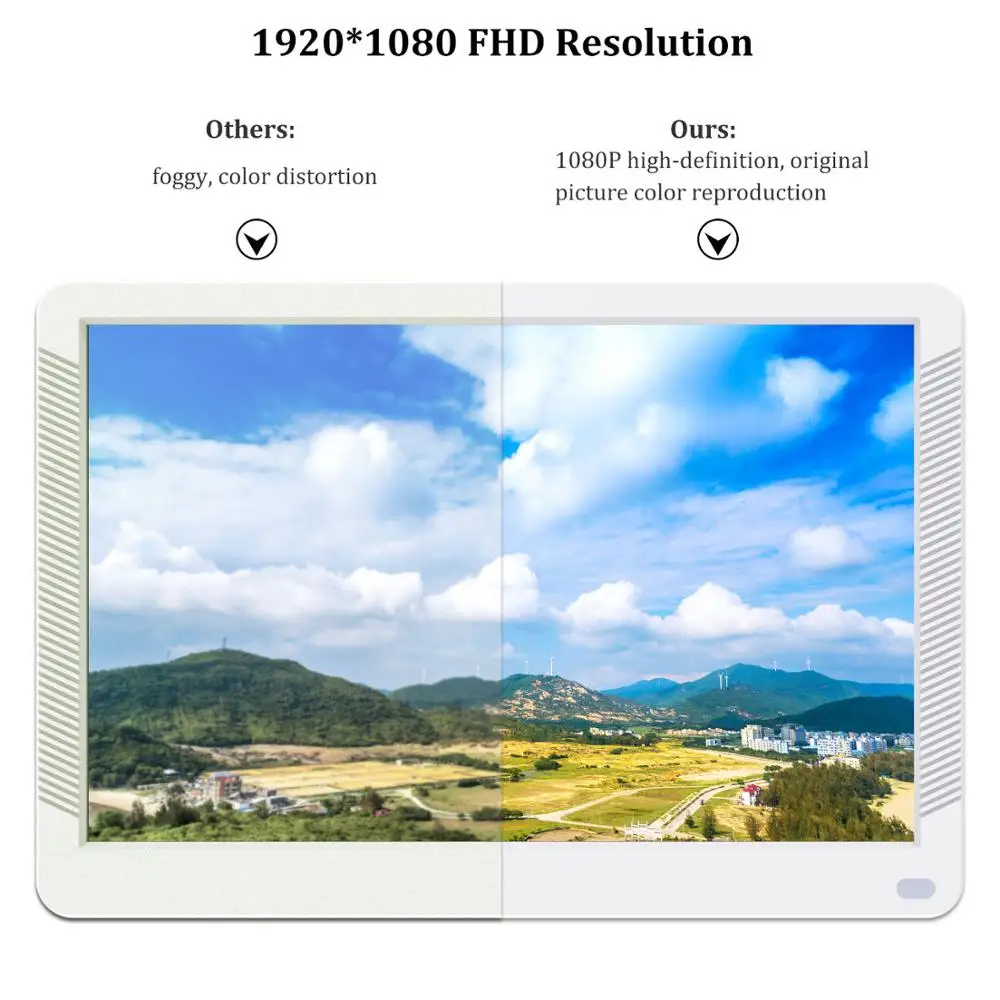 US $93.37 Videosky 10 inch Digital Photo Frame 19201080HD LCD display Picture MultMedia Player MP3 MP4 Alarm Clock For Gift