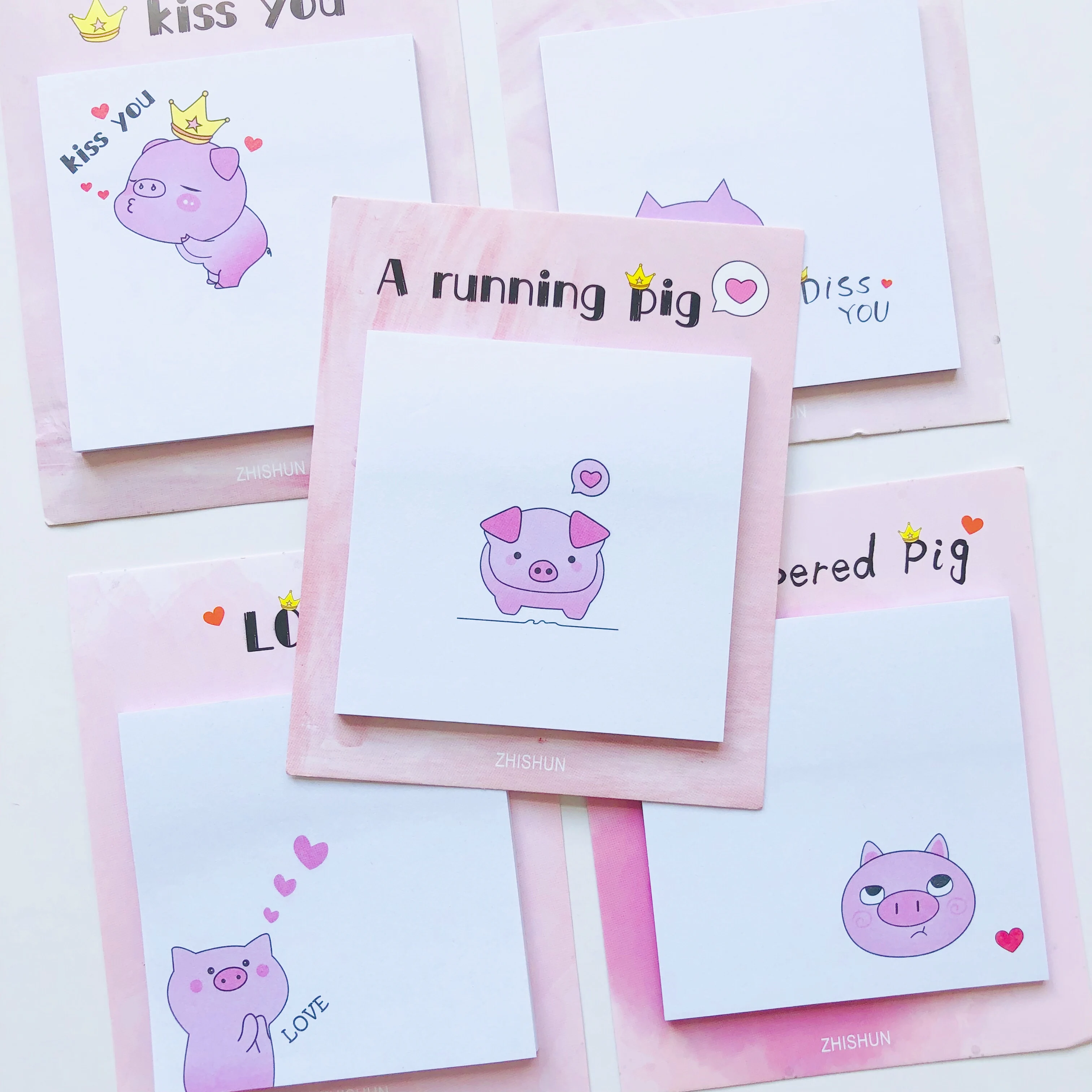 

30 Sheets Cute Little Pig Memo Pads Message Writing Sticky Notes Stationery
