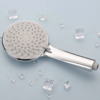

Portable Water Saving Lightweight ABS Hotel Home Durable Handheld Shower Head Dormitory Adjustable With Spray High Pressure