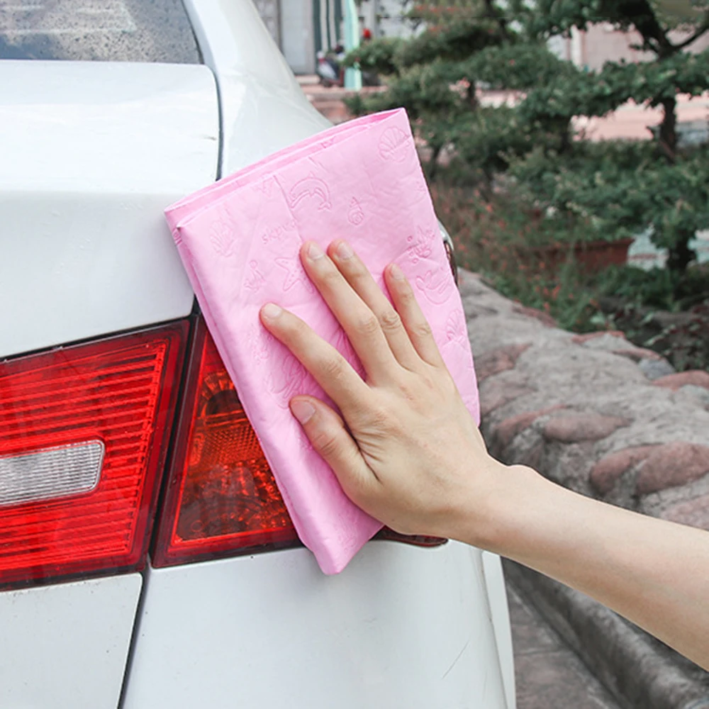 2 х Автомойка Полотенце пылесос супер абсорбент домашняя уборочная ванна для домашних животных 65*43 см