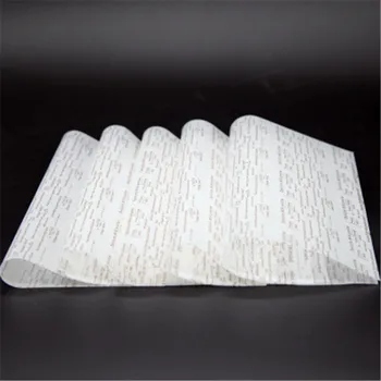 

25 Pcs White Alphabet Wax Paper Nonstick Baking Pastry Sandwichs Oilpaper Wedding Party Candy Cookies Food Wrapper Paper