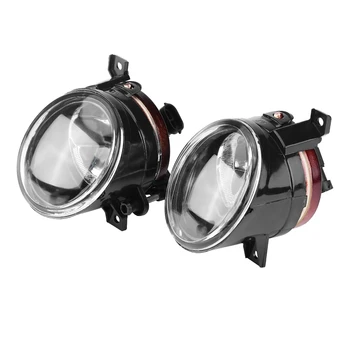

2pcs Super Bright LED Low Power Waterproof Black Car Front Bumper Fog Light Driving Lamp Shockproof For JETTA GOLF MK5 CADDY