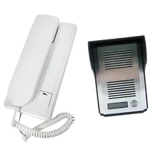 Système d'interphone de porte, kit d'interphone avec sonnette filaire, Support pour déverrouiller la porte