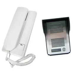 Système d'interphone de porte, kit d'interphone avec sonnette filaire, Support pour déverrouiller la porte 