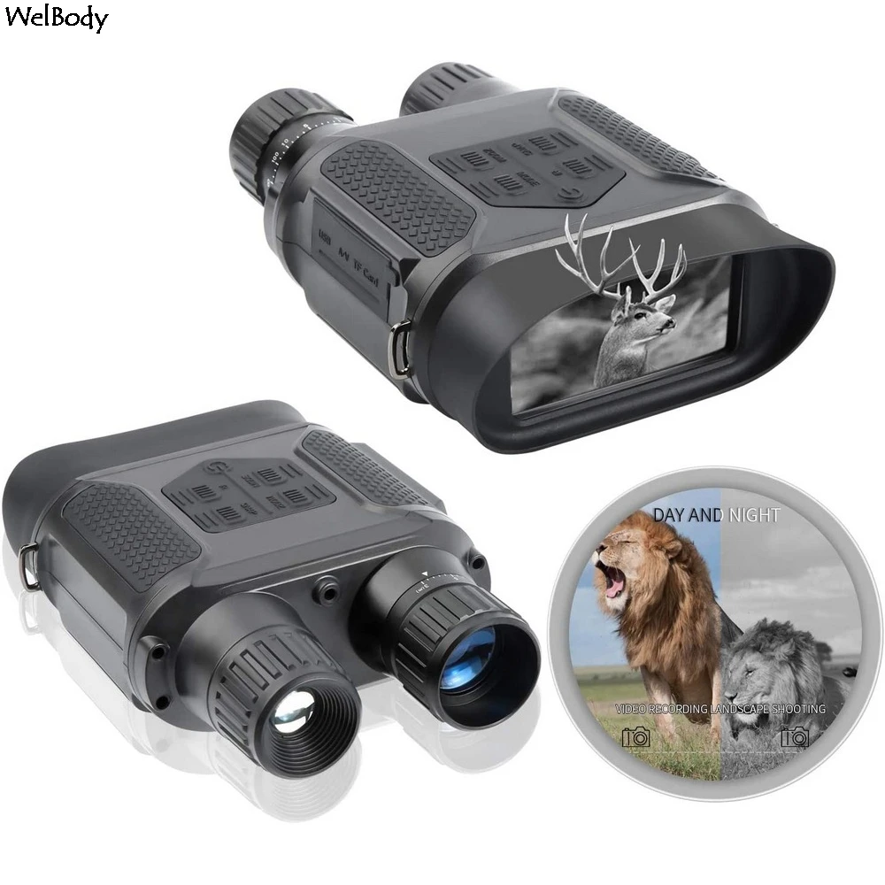 NV400B 400M Range IR Night Vision Goggles WG400B Hunting NV Binoculars with Video and Picture Riflescope for Hunter | Инструменты