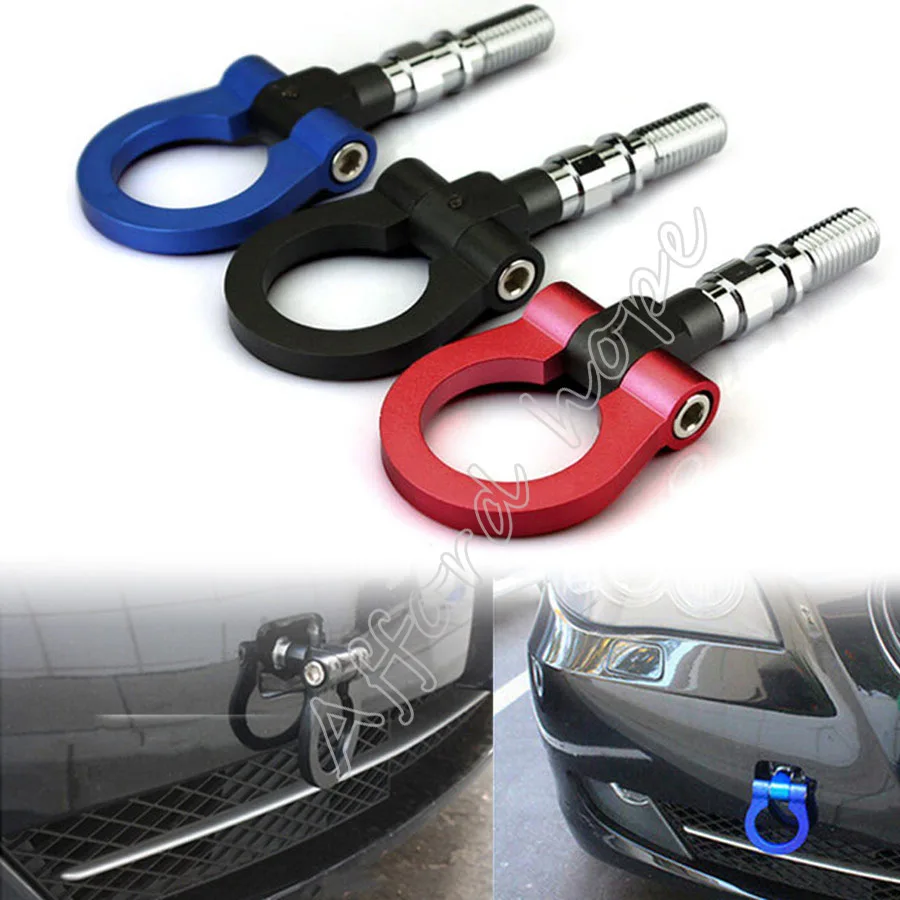 Anillo De Aluminio Universal Para Coche De Carreras, Gancho De Remolque, Ojo De Remolque, Frontal, Para Coche Europeo, Opel, Vw, Citroen, 6 Colores