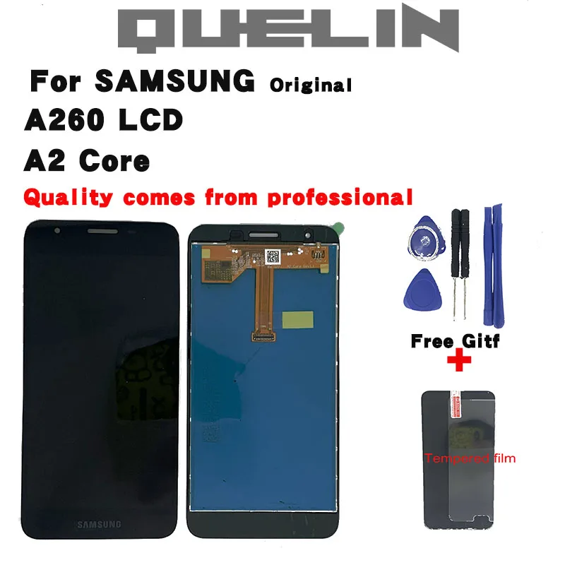 Dinamico A260 Lcd для samsung Galaxy A2 Core кодирующий преобразователь сенсорного экрана в сборе