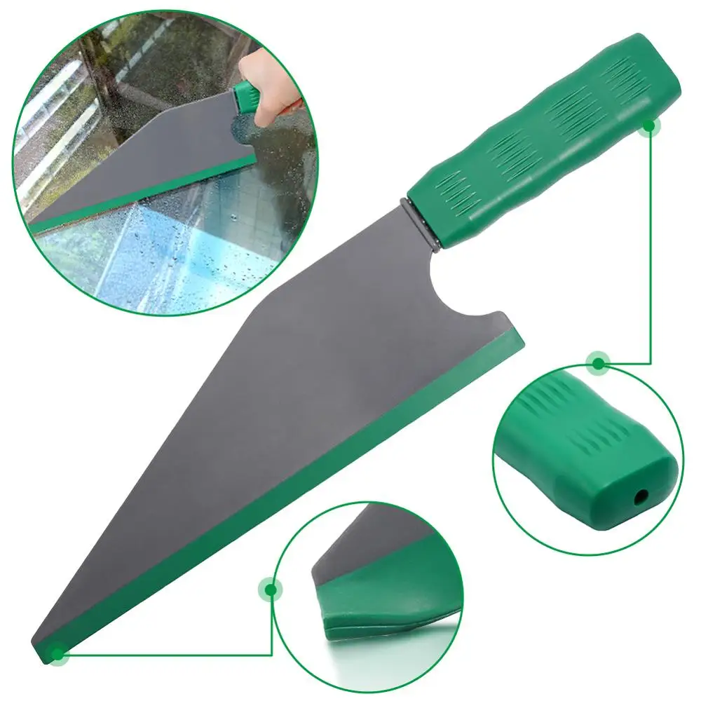 

Car Window Glass Rubber Edge Squeegee Vinyl Wrapping Scraper Tint Film Water Wiper Snow Ice Remover Cleaning Brush Tool