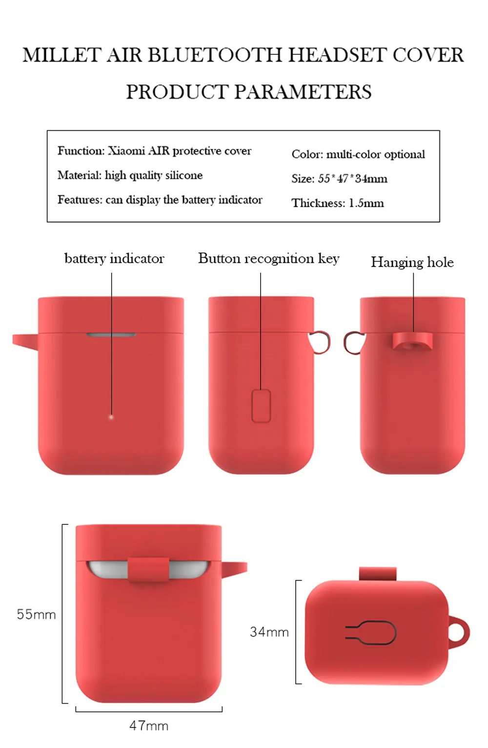 Силиконовый чехол I mi DO для Xiao mi Airdots Pro Air true, беспроводные Bluetooth наушники, противоударные сумки для Xiaomi mi, воздушная зарядка