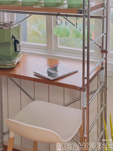 1:6 mini model  Metal shelf connector and metal hanger（Long  hook for 15cm shelf, short hook for 10cm shelf） 4