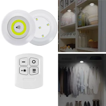 

Dimmable LED Cabinet Light COB LED Night Lamp Touch Remote Control Wardrobe Closets Lights For Bedroom Kitchen Hallway Lighting