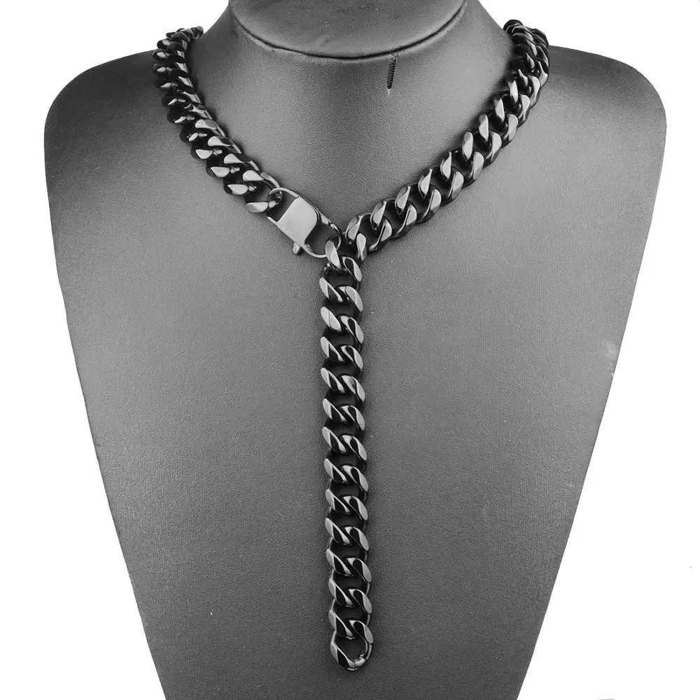 Rapper Miami Stainless Steel Necklace 