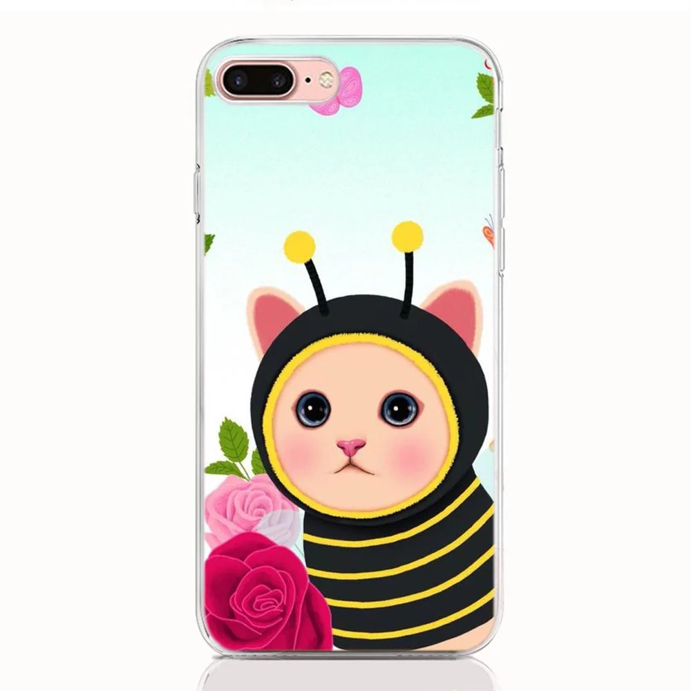 Чехол из закаленного стекла для iPhone 11 Pro XS Max 7 8 Plus 6 6S Plus 5S 5 задняя крышка с принтом интересный чехол для телефона с рисунком в виде животного
