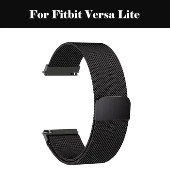 

Milanese Magnetic Metal strap 18mm 20mm 22mm 24mm Stainless Steel Watch Band Bracelet watchband For Fitbit Versa Lite