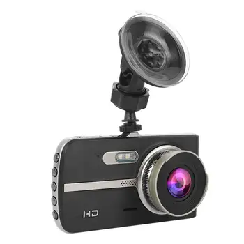 

4“ HD Driving Recorder IPS Screen DVR Zinc Alloy Shell Dual Recording Night Vision Parking Monitoring Motion Detection 1080P