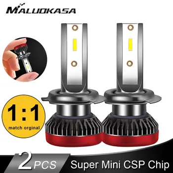 

2PCS H7 LED Headlight CSP Chip LED H4 8000LM Super Mini H1 H8 H11 LED Bulbs Fog Lights H3 HB3 HB4 Auto Lamp 12v LED Car Lights