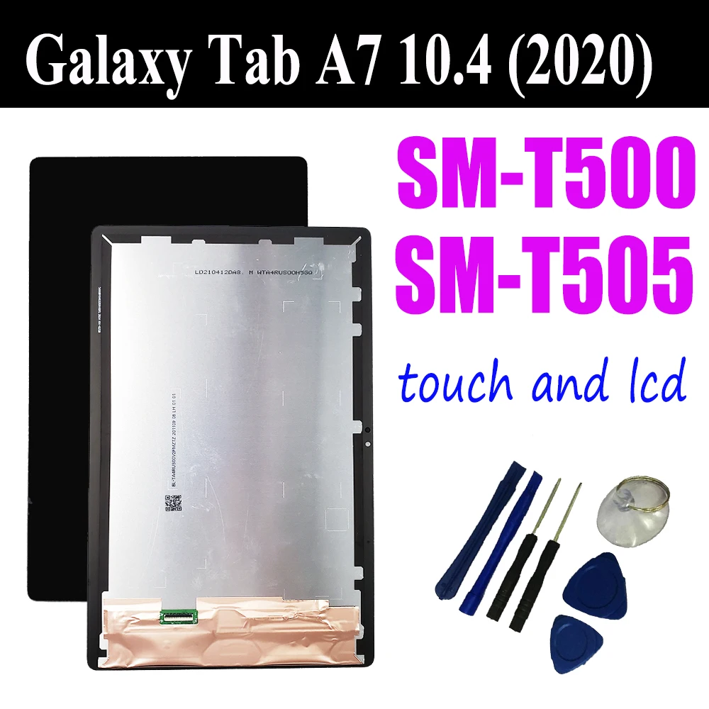 For Samsung Galaxy Tab A7 10.4 (2020) Smt500 Smt505 T500 T505 Lcd