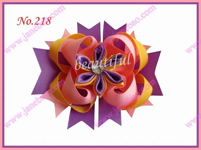 500 шт романтические банты для волос Kanzashi бутик заколки для волос популярные аксессуары для волос для девочек