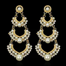 Женские серьги, ювелирные изделия, серьги-гвоздики из жемчуга, богемные серьги с жемчугом H51