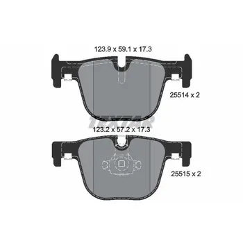 

Disc pads rear for BMW 3 F30 3.5i 11 TEXTAR 2551401