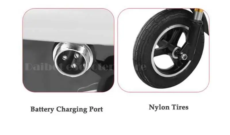 Daibot Folding Electric Bike Adult 2 Wheel Electric Bicycle 36V 350W Mini Ladies Electric Bicycle Scooter With Anti-theft System (38)