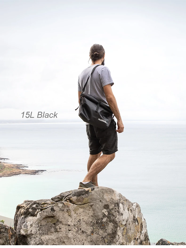 Naturehike 6L 15L влажная сухая разделительная водонепроницаемая сумка для плавания, для путешествий, пляжа, через плечо, сумка для хранения, посылка