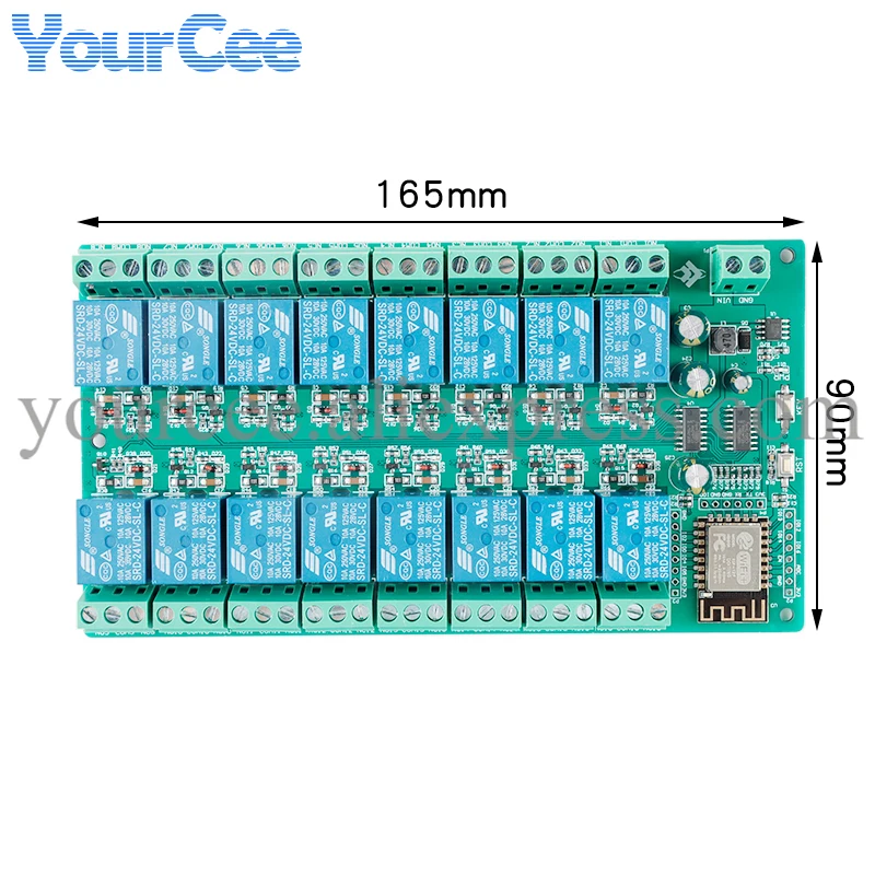 ESP8266 1/2/4/8/16 kanałowy sposób bezprzewodowy moduł przekaźnikowy AC/DC sp ESP-12F płyta rozwojowa WIFI 5 ESP8266 1/2/4/8/16 kanałowy sposób bezprzewodowy moduł przekaźnikowy AC/DC sp ESP-12F płyta rozwojowa WIFI - Image 5